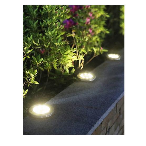 LED Solar Powered In-Ground Lights - Solar Pathway Lights (2 Pcs Value Pack) TEK 405 LED Solar Powered In-Ground Lights - Solar Pathway Lights (2 Pcs Value Pack) TEK 405