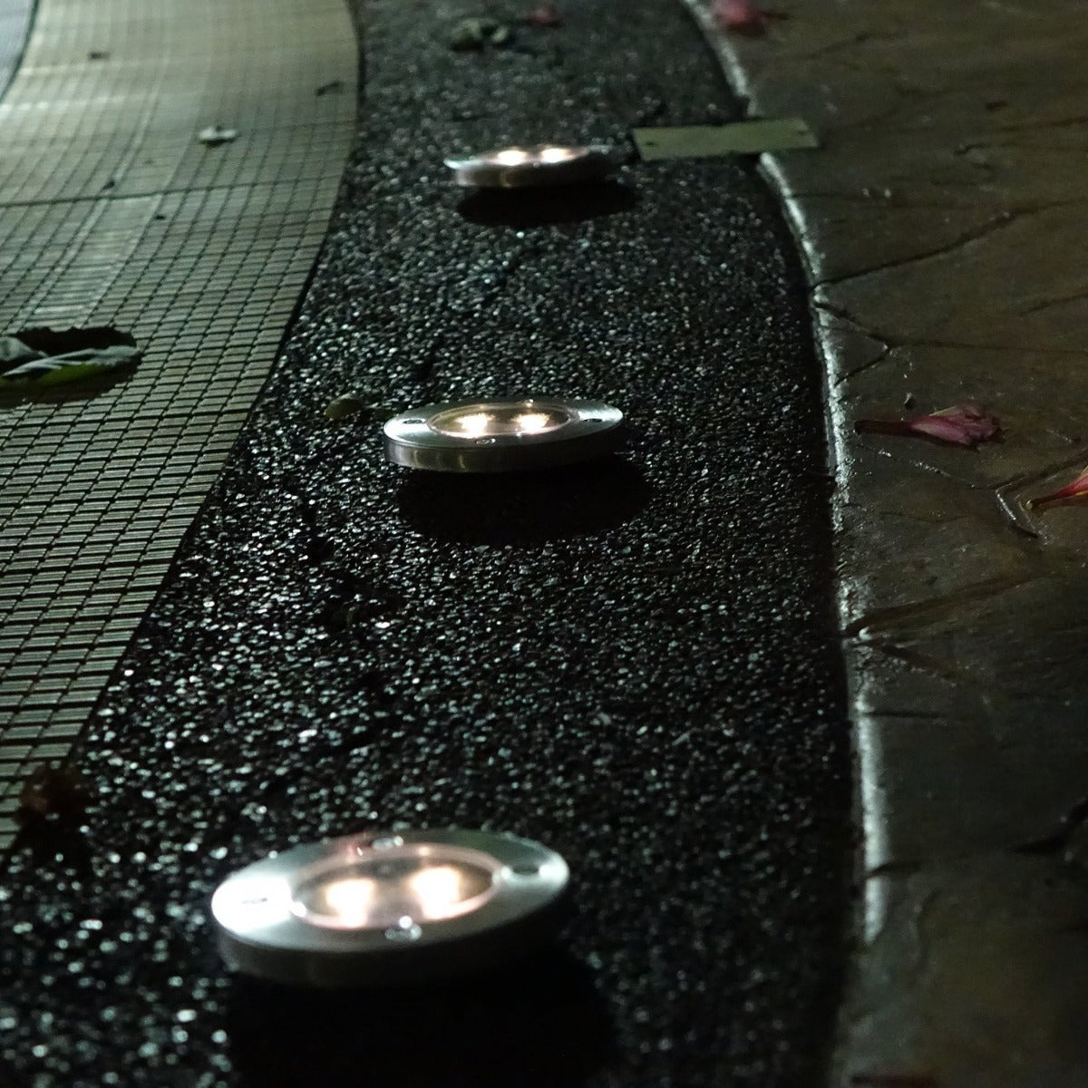 LED Solar Powered In-Ground Lights - Solar Pathway Lights (2 Pcs Value Pack) TEK 405 LED Solar Powered In-Ground Lights - Solar Pathway Lights (2 Pcs Value Pack) TEK 405