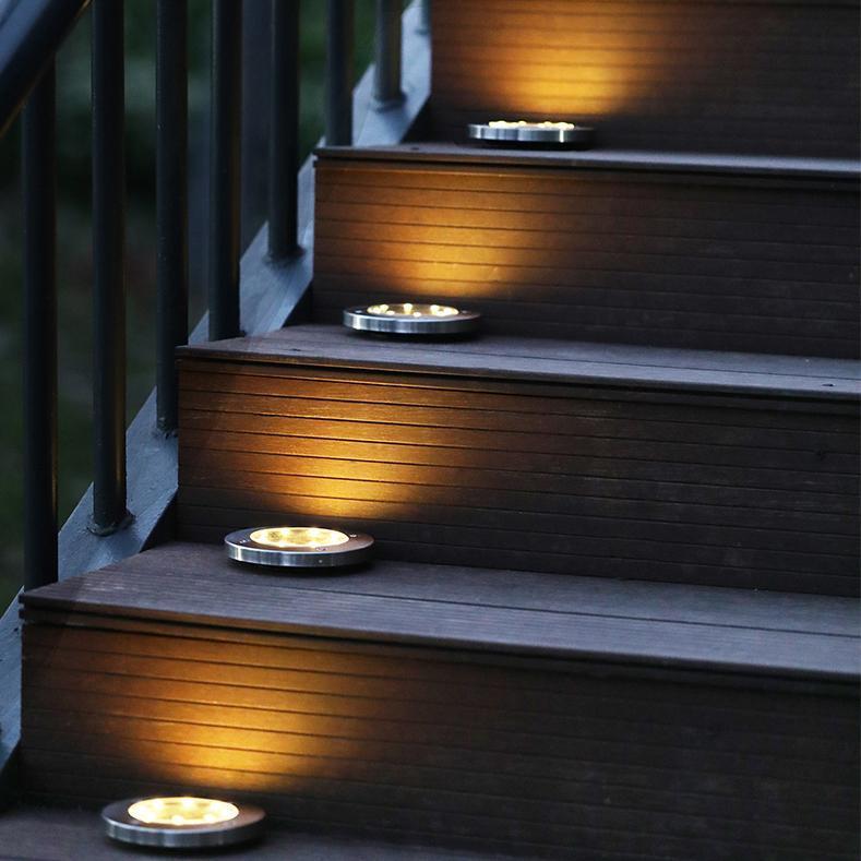 LED Solar Powered In-Ground Lights - Solar Pathway Lights (2 Pcs Value Pack) - Tuzzut.com Qatar Online Shopping