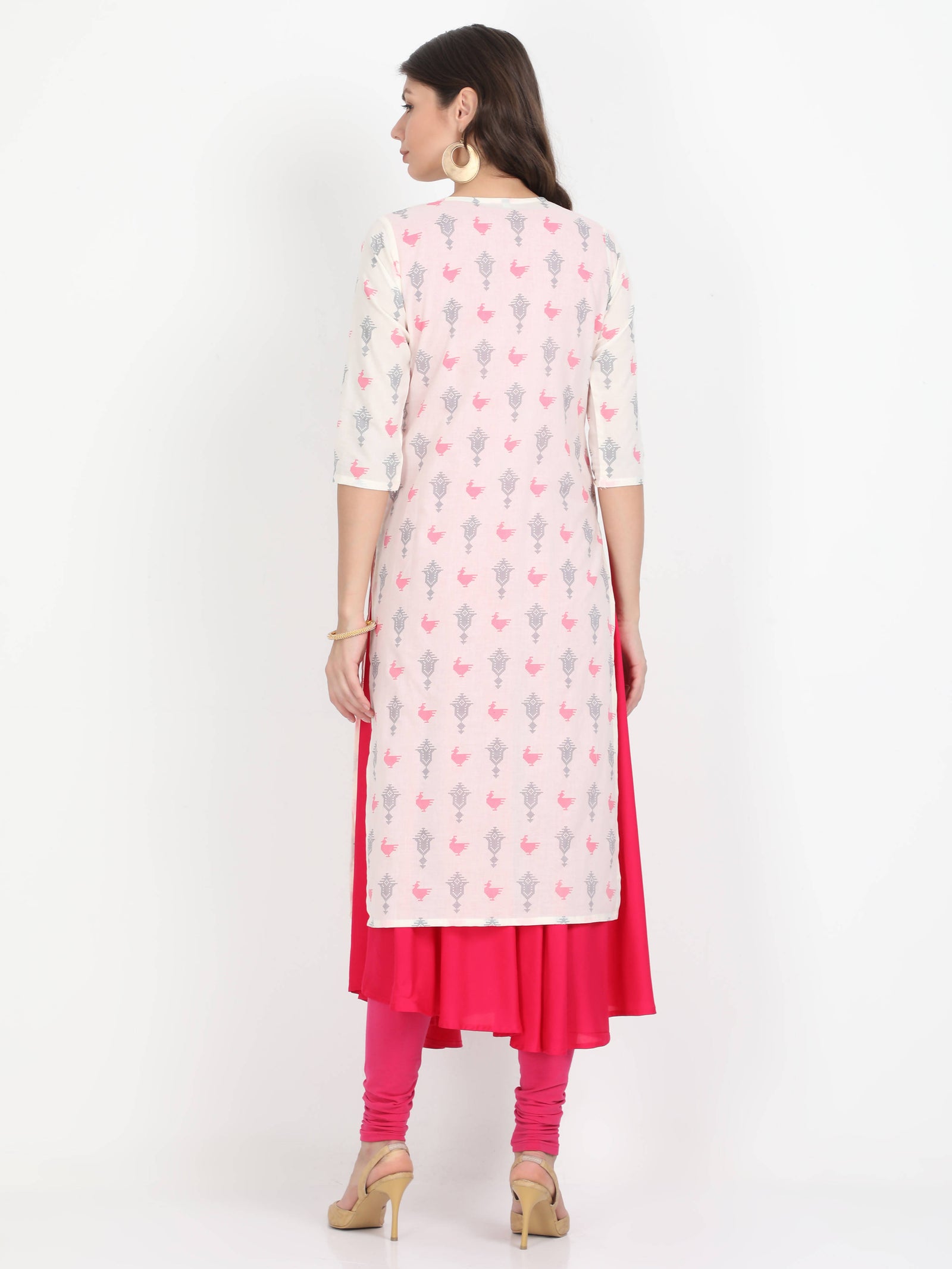 Women Long Kurta with Detachable Top Women Long Kurta with Detachable Top