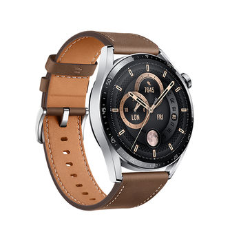Huawei Watch GT 3 Classic 46mm - Brown - Tuzzut.com Qatar Online Shopping