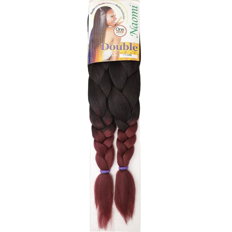 Xpression Collection Naomi Double Colour Synthetic Hair 50 inch 300g - 2 Pcs Pack - TUZZUT Qatar Online Store