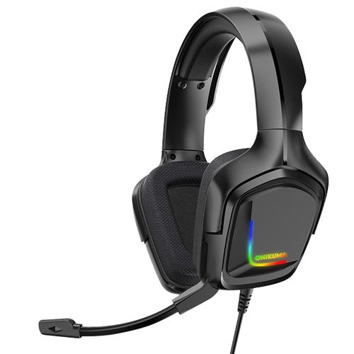ONIKUMA K20 RGB Light Gaming Headset HD Stereo 3.5mm Audio with Mic for PS4 Xbox One Switch - TUZZUT Qatar Online Store
