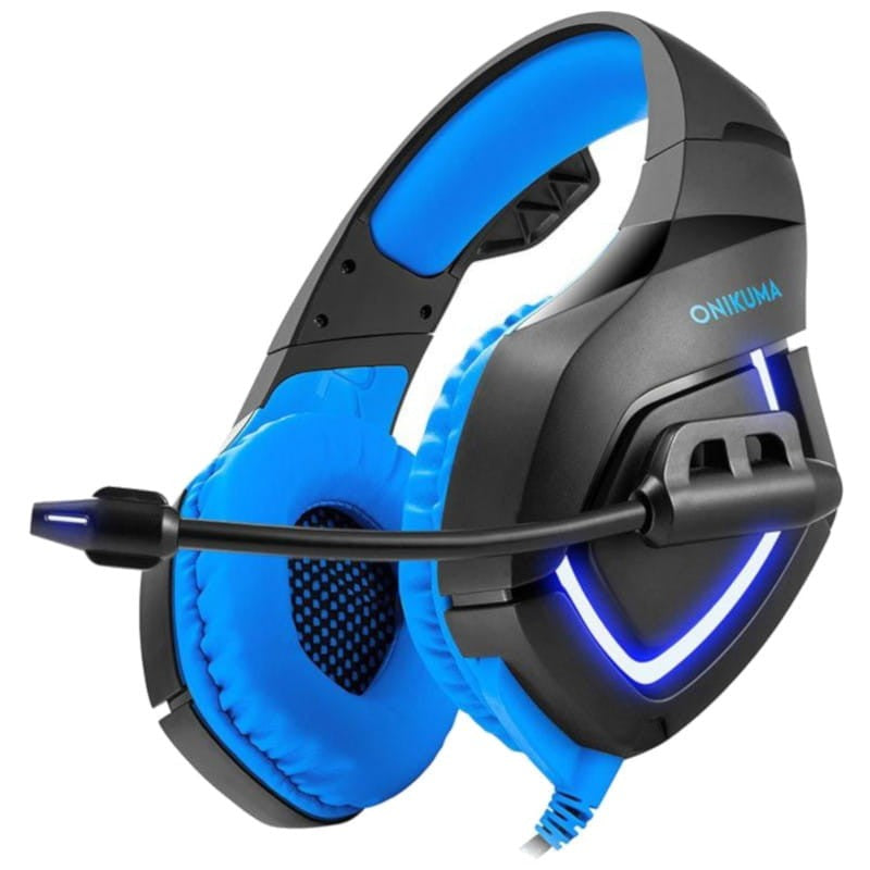 ONIKUMA K1B 3.5mm Over-Ear Stereo Gaming Headset with Microphone and LED Light for PS4, Xbox One, Laptop, PC - Tuzzut.com Qatar Online Shopping