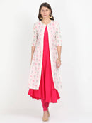 Women Long Kurta with Detachable Top - Tuzzut.com Qatar Online Shopping
