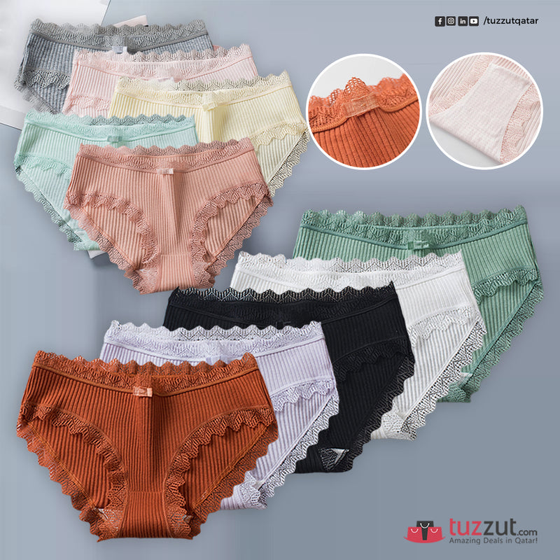 10 Pcs Women's Panties Underwear - CN403 - Tuzzut.com Qatar Online Shopping