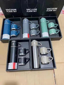 500ml 3 in 1 Stainless Steel Vacuum Flask Bottle With Cup Set - Business Gift Set - Tuzzut.com Qatar Online Shopping