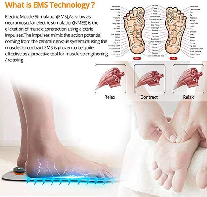 EMS Foot Massager - Rechargeable - Tuzzut.com Qatar Online Shopping