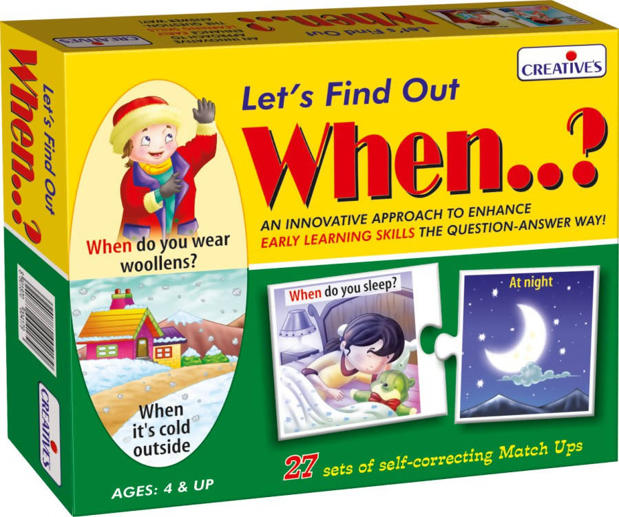 Let's Find out- When? Let's Find out- When?