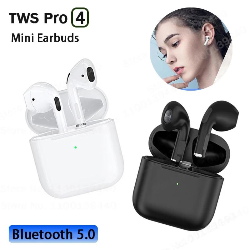 [Buy 1 Get 1 Free!] Pro 4 TWS Mini Bluetooth Earbuds - Tuzzut.com Qatar Online Shopping