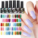 Gel Nail Varnish Manicure Nail Polish Nail Base Top colour Coat For Gel Polish 8.5ML - Tuzzut.com Qatar Online Shopping