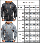 Men Winter Zipper Hooded Sweatshirt Pullover Casual Hoodie Slim Fit Jacket Tops - Tuzzut.com Qatar Online Shopping