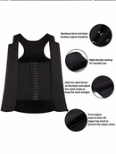 Compression Body Sculpting Shaper Corset Vest with Hook and Zipper for Men - Tuzzut.com Qatar Online Shopping