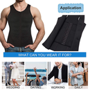 Compression Body Sculpting Shaper Corset Vest with Hook and Zipper for Men - Tuzzut.com Qatar Online Shopping