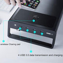 Vaydeer Smart Monitor Stand Base Wireless Charge with USB 3.0 Desk Hub - NB422 - Tuzzut.com Qatar Online Shopping
