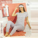 Still Moda Home wear Turkish Viscose Pajama-5762 - Tuzzut.com Qatar Online Shopping