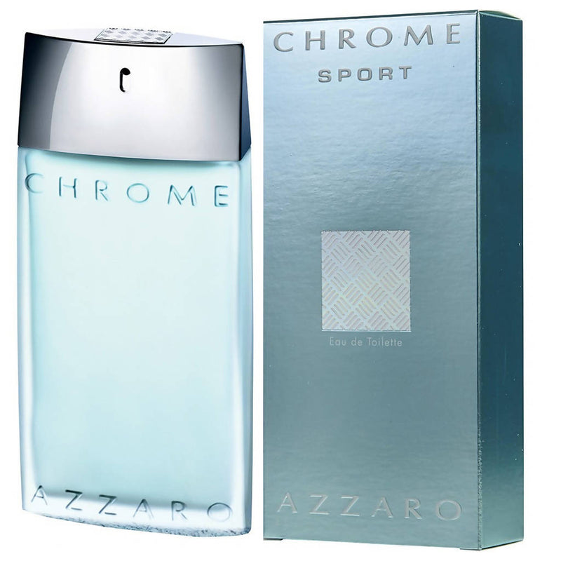 AZZARO Chrome Sport Eau de Toilette - 100 ml (For Men) - Tuzzut.com Qatar Online Shopping