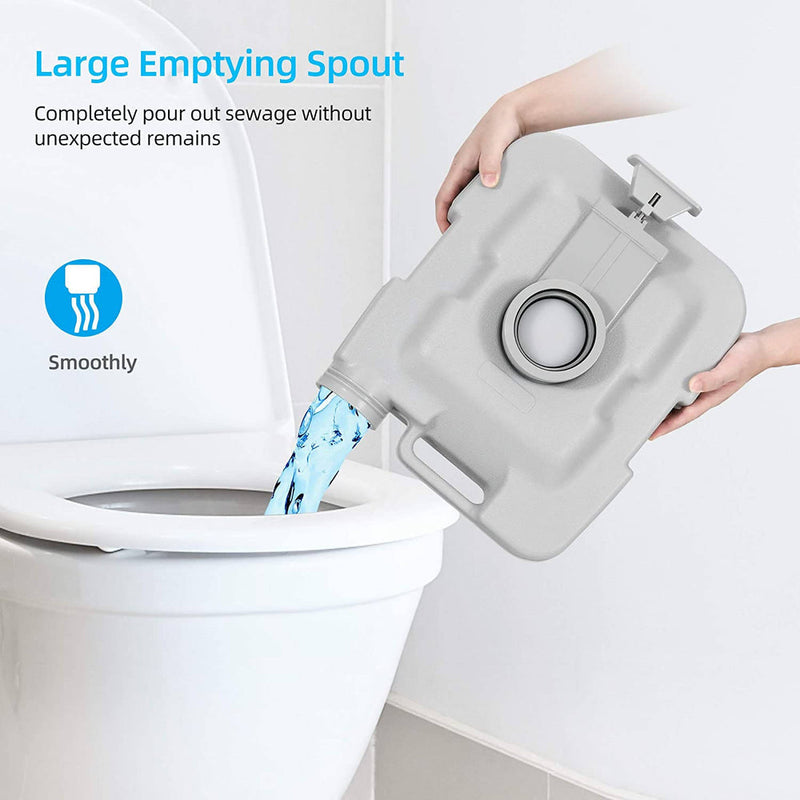 Portable Toilet with Water & Waste Storage Tank - Tuzzut.com Qatar Online Shopping