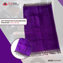 Soft Prayer Rug Plain Embossed Prayer Mat - 80 x 120 cm - Tuzzut.com Qatar Online Shopping