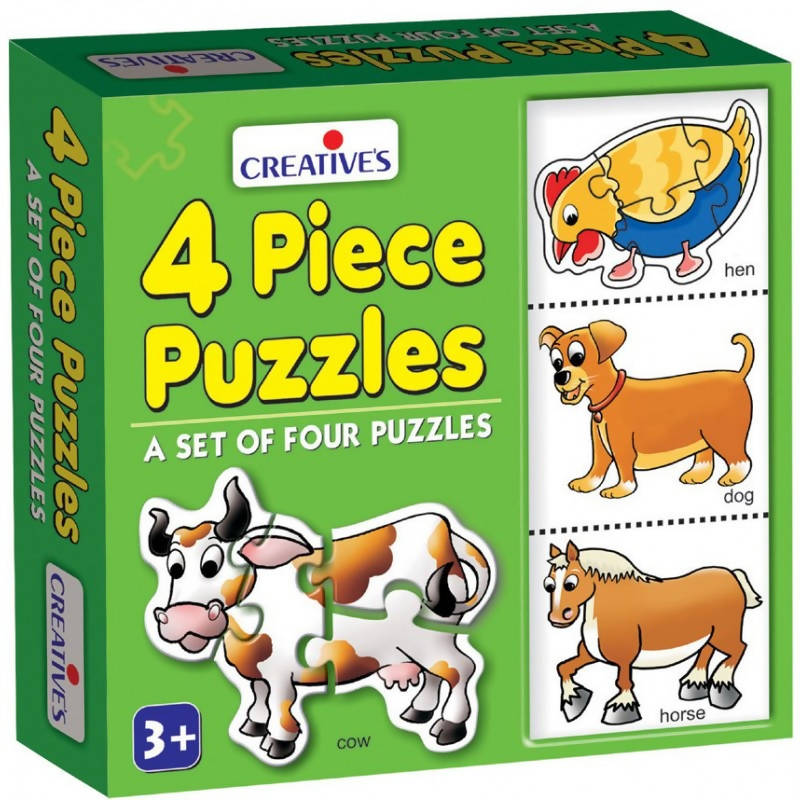 4 Piece Puzzles - TUZZUT Qatar Online Store