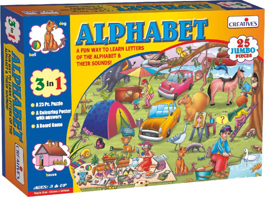 Alphabet- Reading Puzzles Alphabet- Reading Puzzles