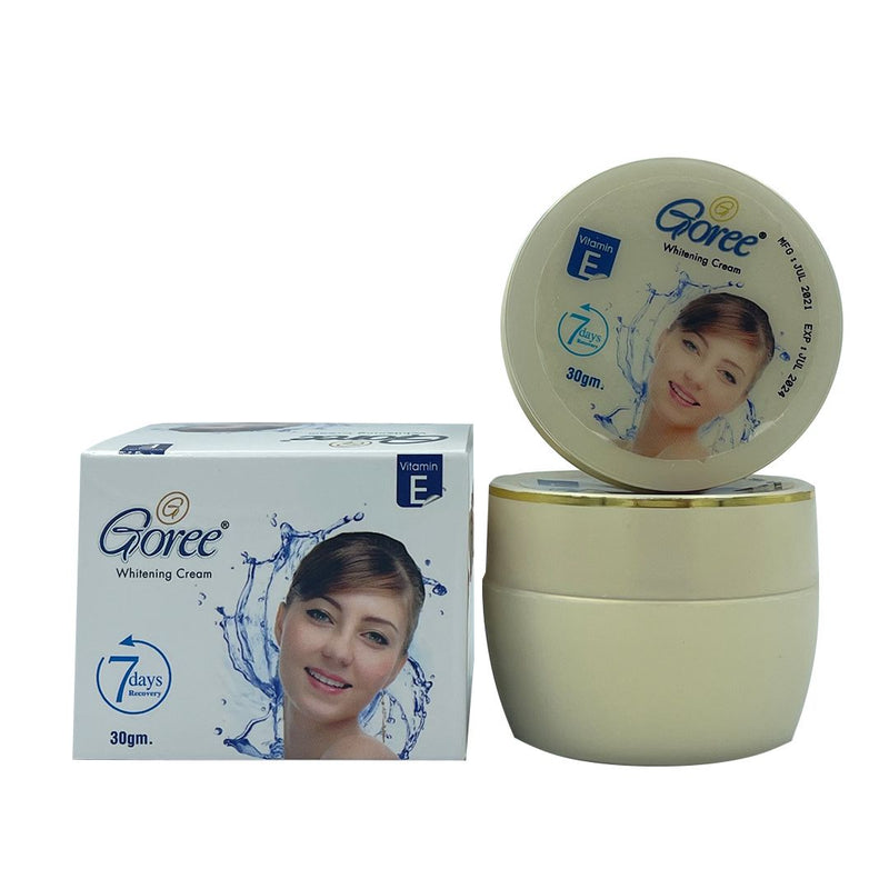Goree Whitening Cream Vitamin E 30gm - Tuzzut.com Qatar Online Shopping